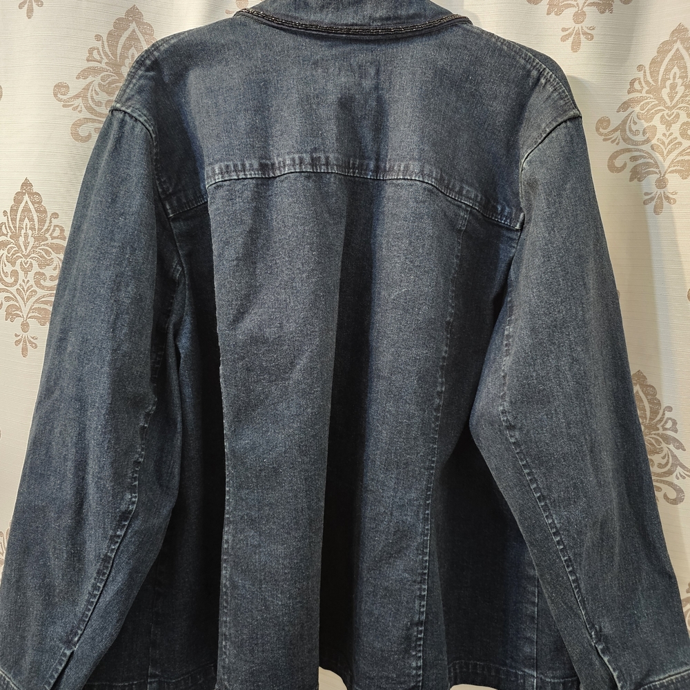 Coldwater Creek Indigo Jean Jacket - Picture 7 of 8